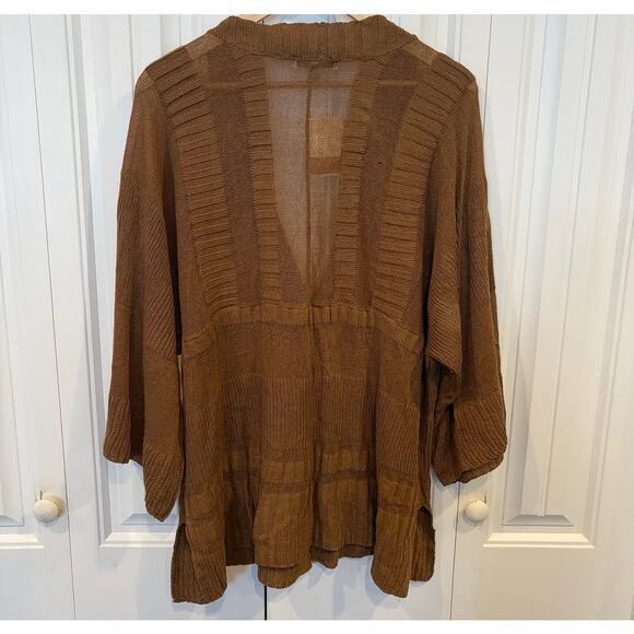 Coldwater Creek Brown Caridgan Size 2X - Picture 2 of 7